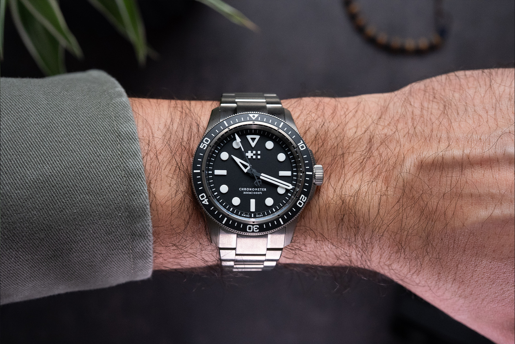 Christopher ward bark jack c60 trident fifteen wrist