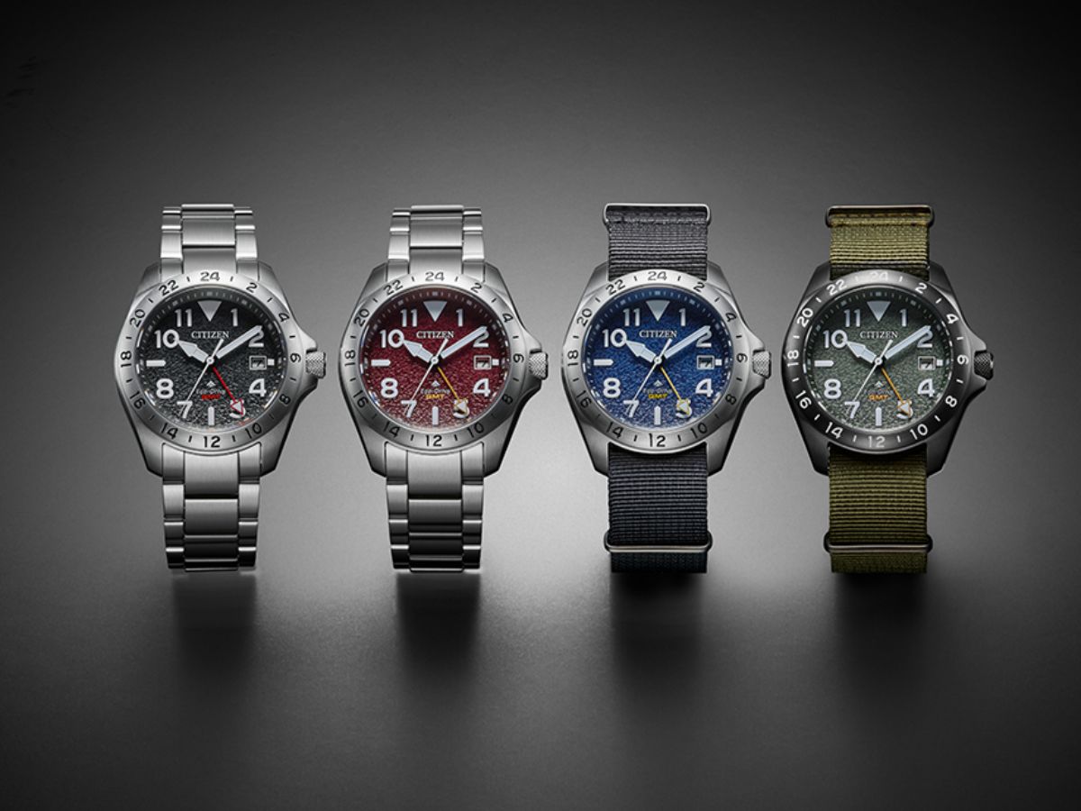 Citizen launches three new dual-time watches with textured dials
