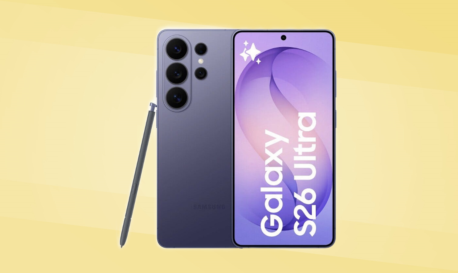 Galaxy S26 Ultra render leak.