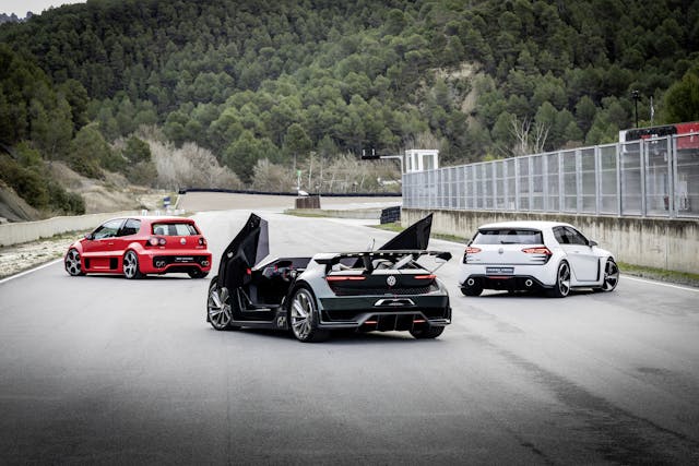 VW Golf GTI W12-650 Golf GTI Roadster Golf Design Vision GTI rear