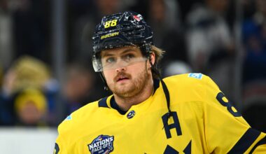 William Nylander's status for Olympic opener unclear after missing practice