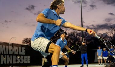 MTSU men’s tennis win against Utah on Friday, Feb. 20, 2026 – MTSU Sidelines