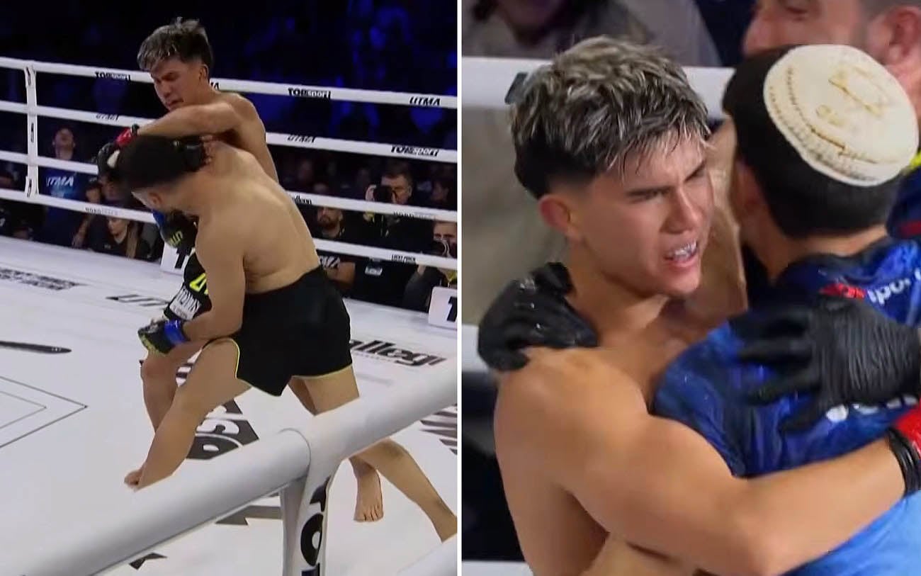 Israeli kickboxer beats anti-Israel Turkish foe