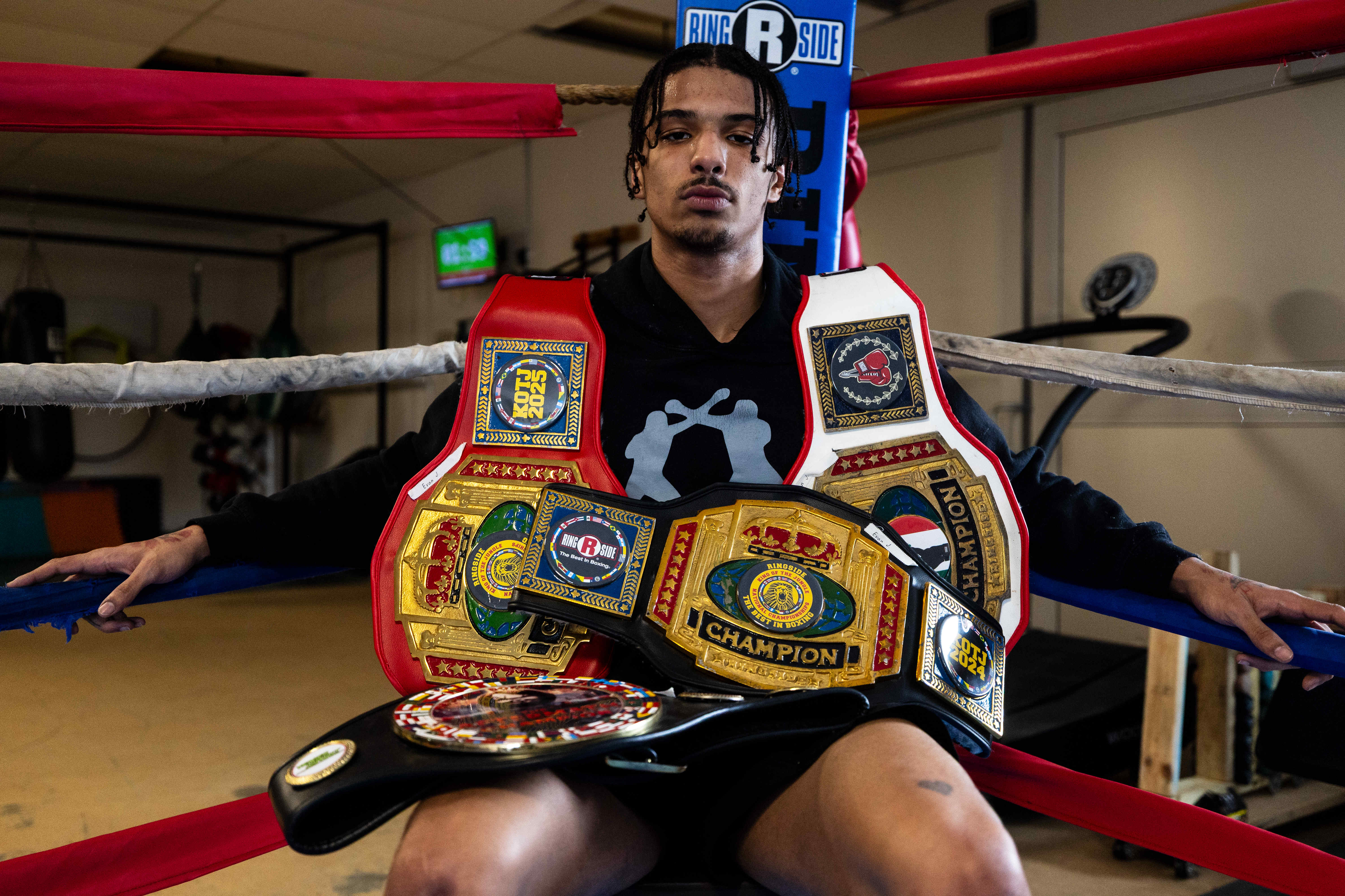 Evan Jackson, 19, of Kalamazoo, trains for the USA Boxing International Open at Kzoo Boxing on Tuesday, Feb. 3, 2026. , The Open, which is expected to draw elite amateur talent and emerging future stars to Colorado, is Jackson’s biggest challenge yet.