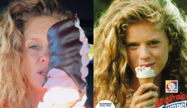 Tip Top Trumpet Girl returns: Rachel Hunter shares cheeky new ice cream video
