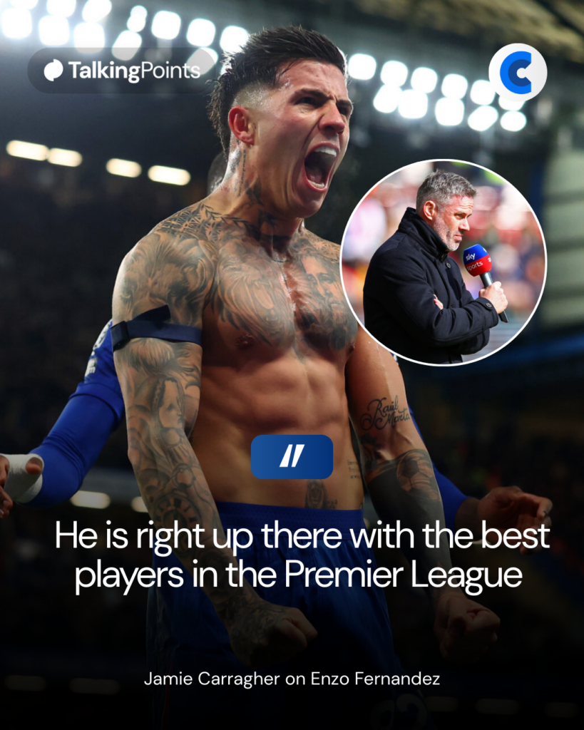 Jamie Carragher quote on Enzo Fernandez