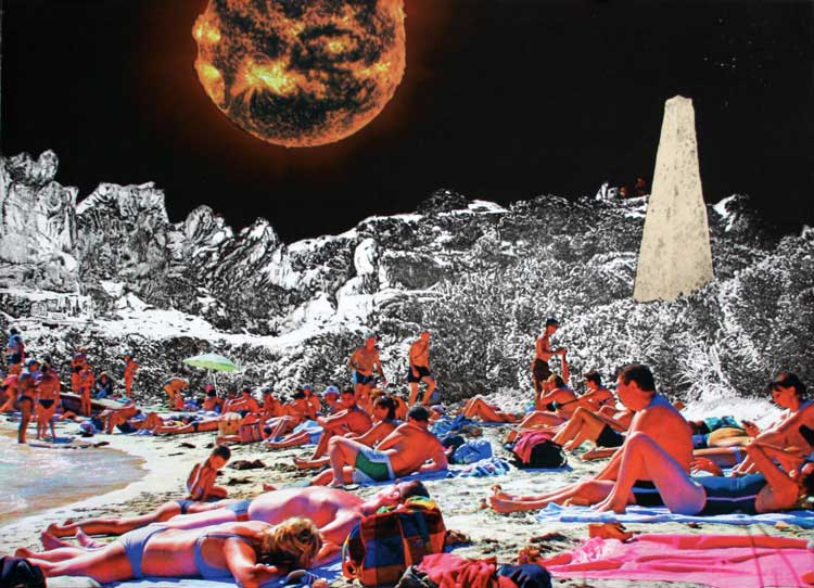 Susan Eyre, Sun Factor, 2015. Screenprint on aluminium. © the artist.