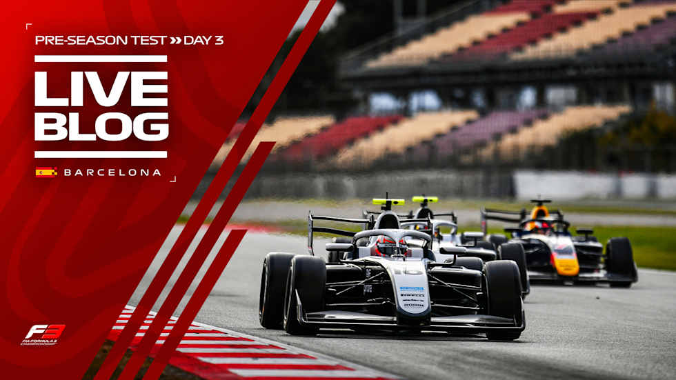 Follow all the action from Day 3 of pre-season testing in Barcelona