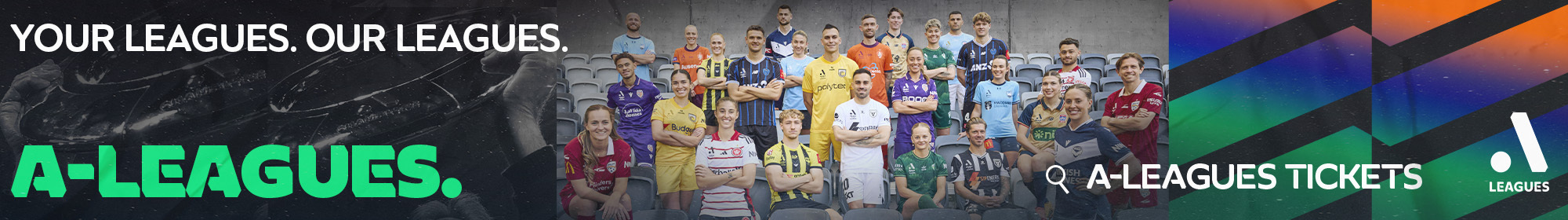 FA Cool Summer A-Leagues thin banner