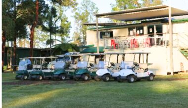 Theives strike in the early hours to steal 14 golf carts from the same club