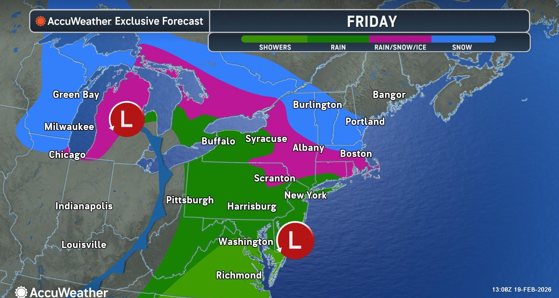 Nearing 50 degrees Friday before return to winter