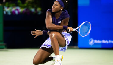 Gauff saves three match points, dispatches Mertens to reach Dubai quarters
