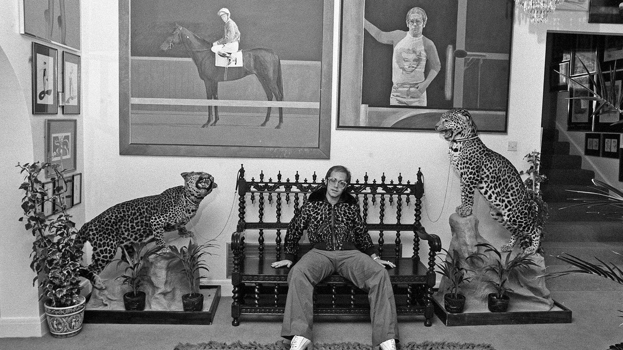 Elton John at Home: 27 Photos of the Rocket Man’s Maximalist Domestic Life