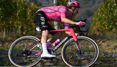 Neilson Powless (Team EF Education - EasyPost) during Gran Piemonte 2025 (Photo: Dario Belingheri/Getty Images)