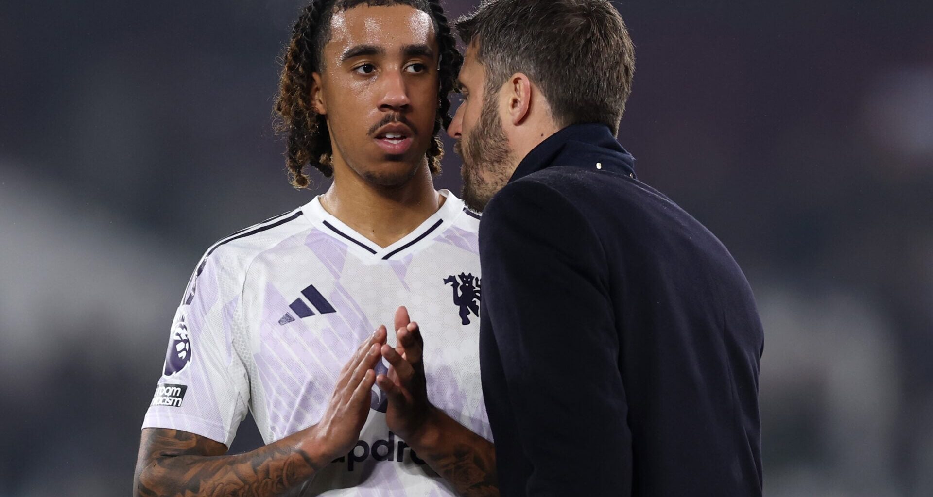 Leny Yoro's superb Man Utd cameo vs West Ham caught eye of Gary Neville and Ian Wright for all right reasons