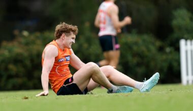Giants fear 'worst-case scenario' after star midfielder suffers ACL injury