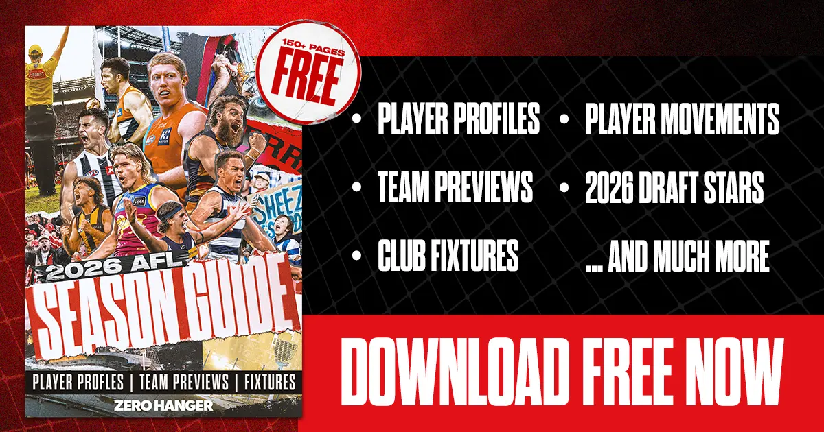 AFL Season Guide 2026: Fixtures, Clubs, Players, Previews - FREE DOWNLOAD