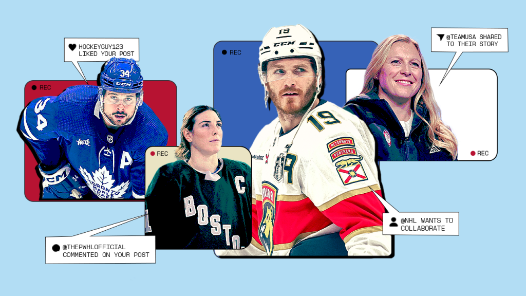 Olympic Hockey Players Are Making Content for NHL, PWHL in Milan