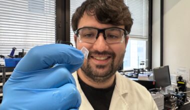 Flexible nylon film generates electricity from compression