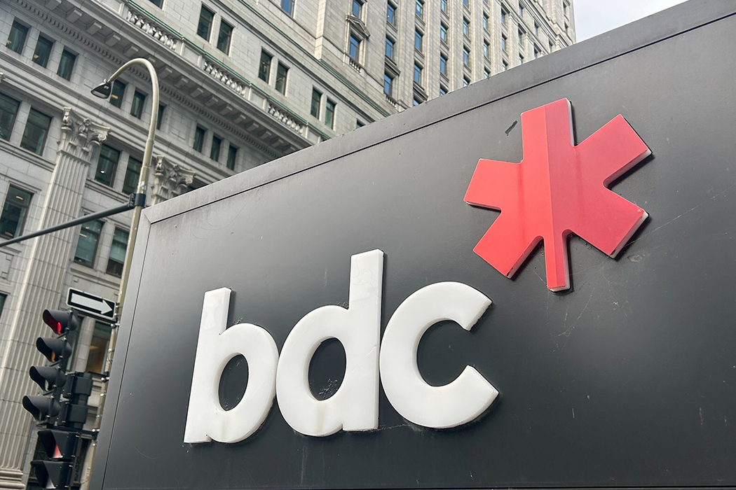 A BDC sign.