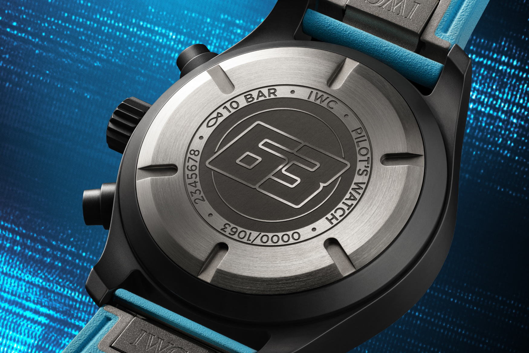 IWC Pilot 41 George Russell Chronograph Case back