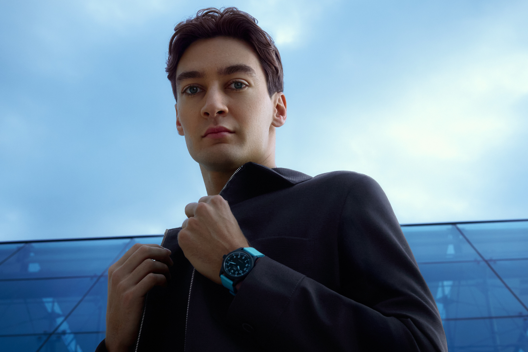 IWC Pilot 41 George Russell Headshot 2