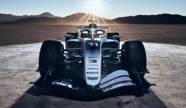Cadillac's F1 2026 race livery unveiled in Super Bowl ad
