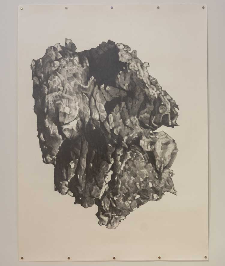 Johanna Love, Residua I, 2025. Installation view, Cosmos: The Art of Observing Space, Royal West of England Academy, 2026. Photo: Alastair Brookes.