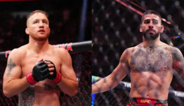 Justin Gaethje and Ilia Topuria