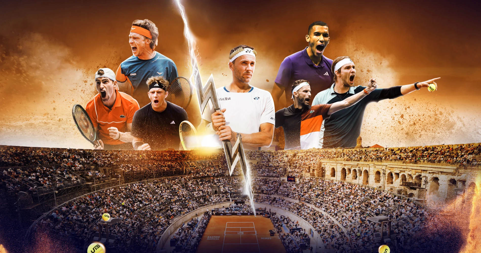 Dimitrov and Davidovich Fokina round out near-complete Nîmes UTS Field