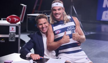 Seven AFL promo... let the dad jokes roll
