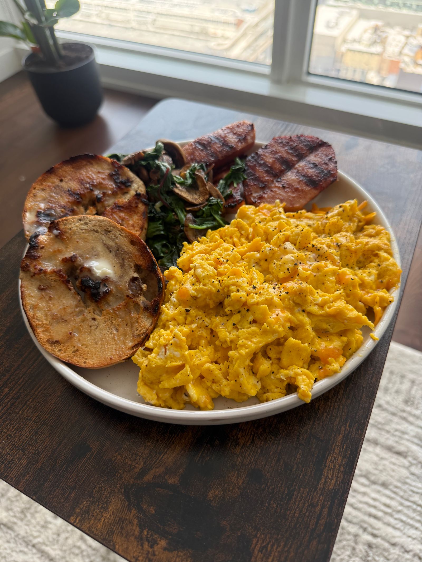 Image may contain Food Food Presentation Brunch Bread Plate and Plant