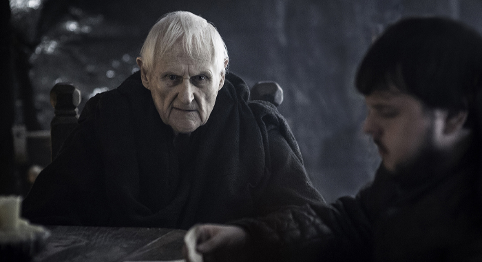 Peter Vaughan and John Bradley in Game of Thrones: Season 5 (2014)
