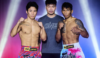 Muay Thai stars Komawut FA Group and Samingdam NF Looksuan face off ahead of ONE Friday Fights 141