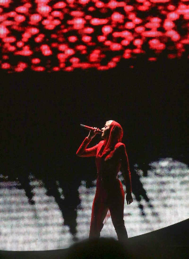 Katy Perry in Auckland, 2018. Photograph: Garry Brandon