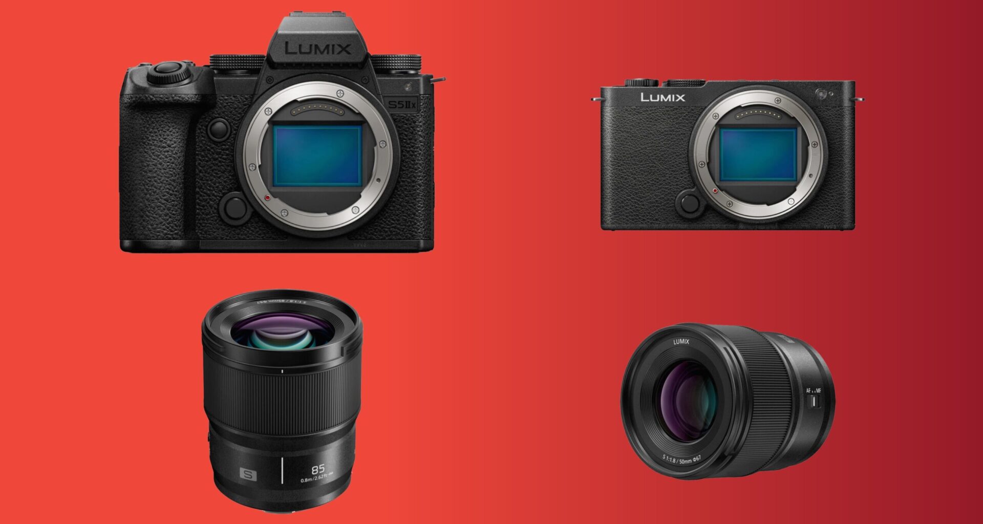 Free Panasonic LUMIX S 85mm or S 50mm f/1.8 Lens with LUMIX S5IIX, S5II, or S9 Camera Purchase - U.S. Only