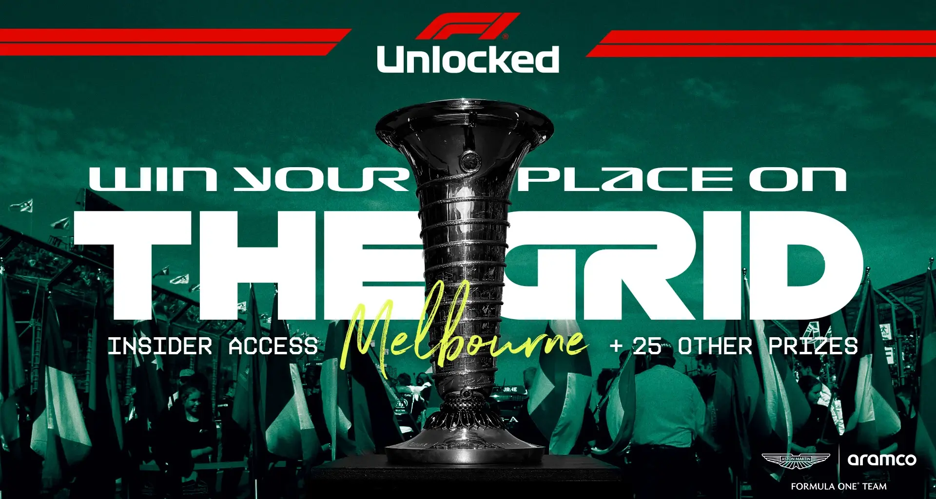 Win your place on the grid with F1 Unlocked