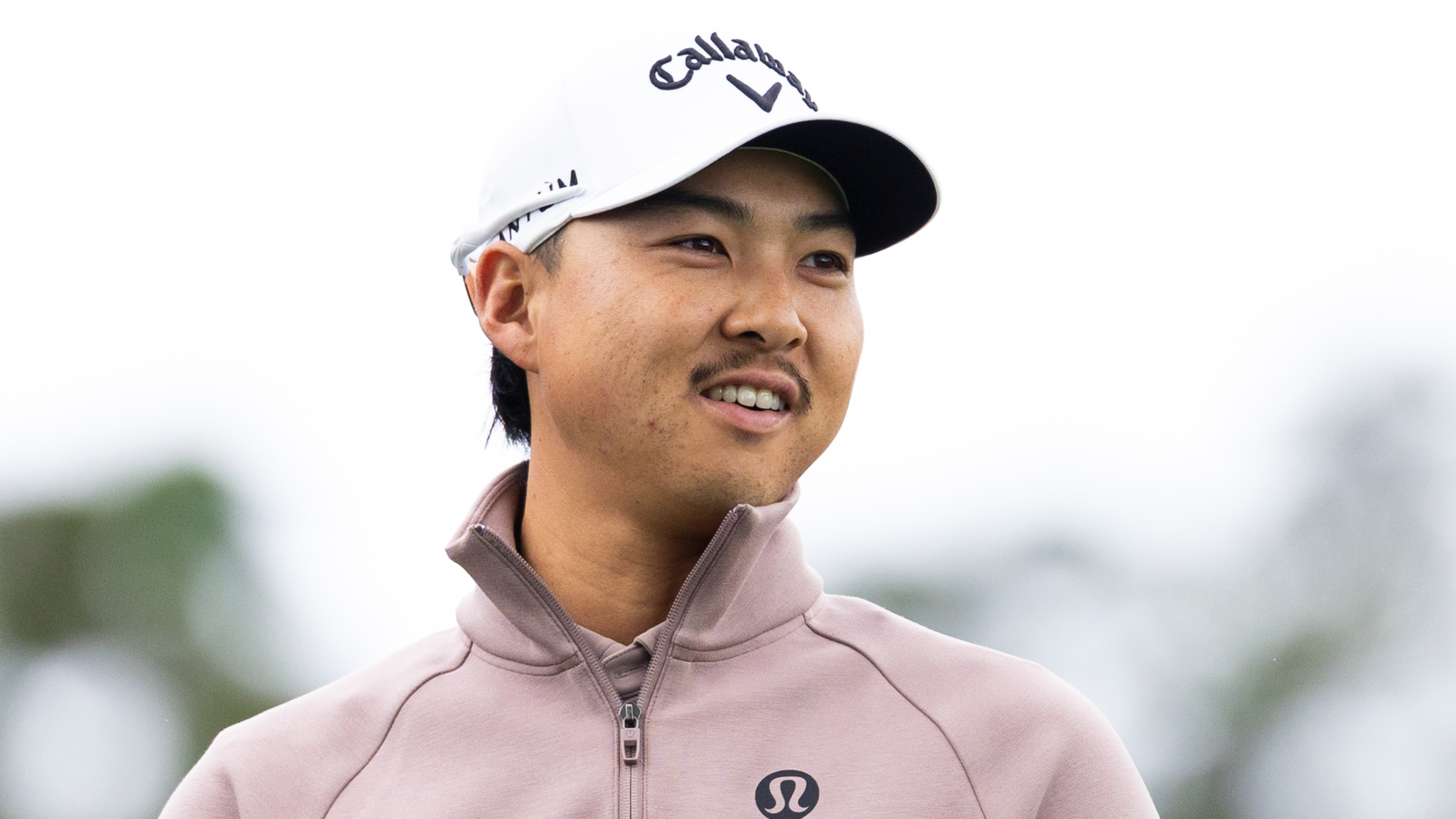 Min Woo Lee during the final round of the AT&amp;T Pebble Beach Pro-Am