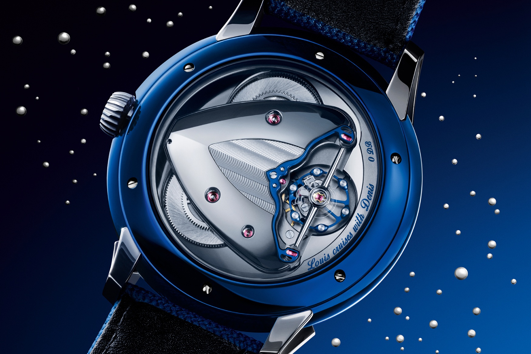 Louis Vuitton × De Bethune LVDB 03 GMT Louis Varius caseback