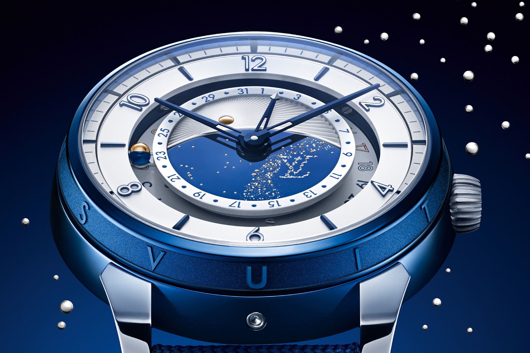 Louis Vuitton × De Bethune LVDB 03 GMT Louis Varius dial