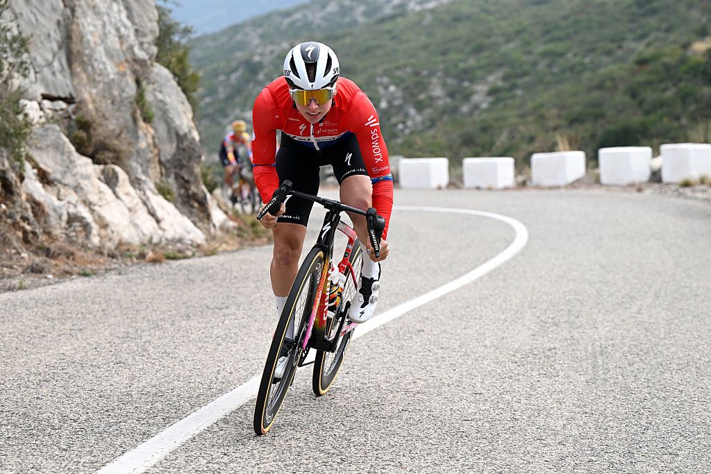 DENIA, SPAIN - DECEMBER 12: Lorena Wiebes of The Netherlands and Team SD Worx - Protime during the training camp of the Team SD Worx - Protime 2026 on December 12, 2025 in Denia, Spain. (Photo by Dario Belingheri/Getty Images)