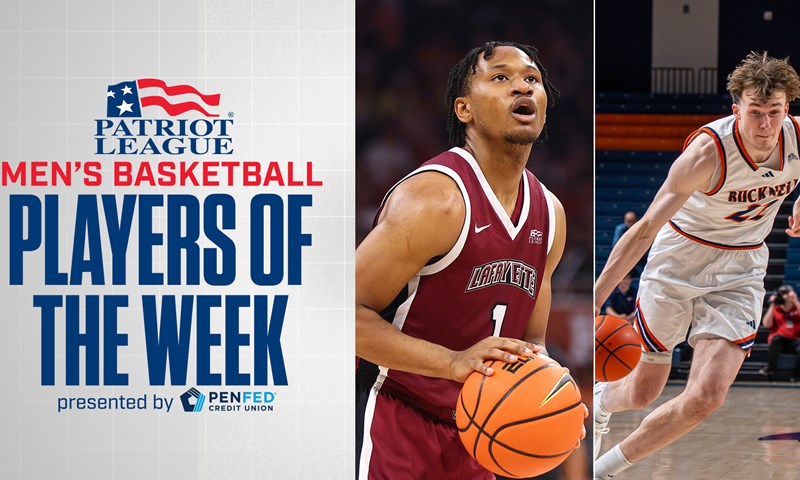 Patriot League Men’s Basketball PenFed Credit Union Players of the Week Announced (2.2.26)