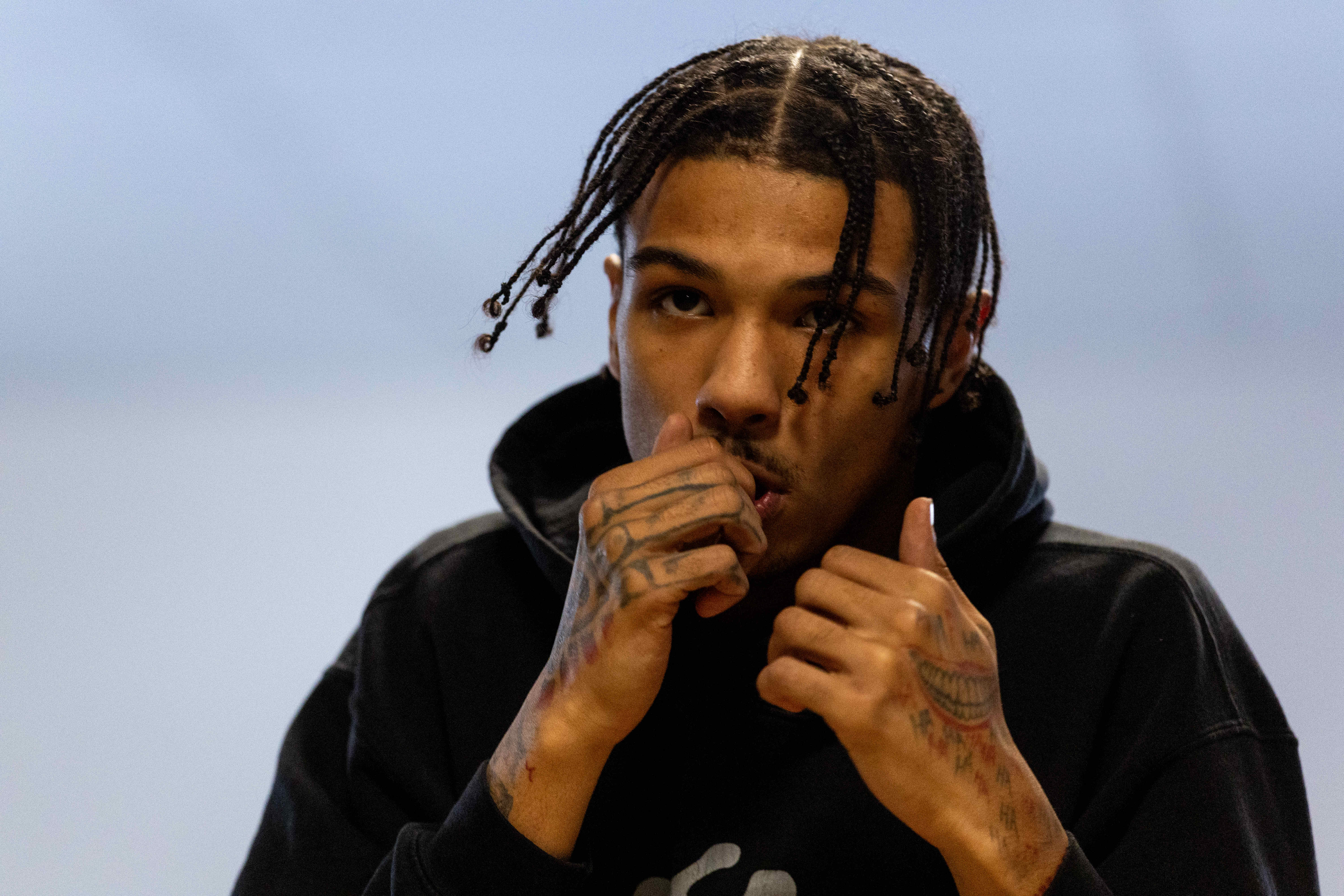 Evan Jackson, 19, of Kalamazoo, trains for the USA Boxing International Open at Kzoo Boxing on Tuesday, Feb. 3, 2026. , The Open, which is expected to draw elite amateur talent and emerging future stars to Colorado, is Jackson’s biggest challenge yet.