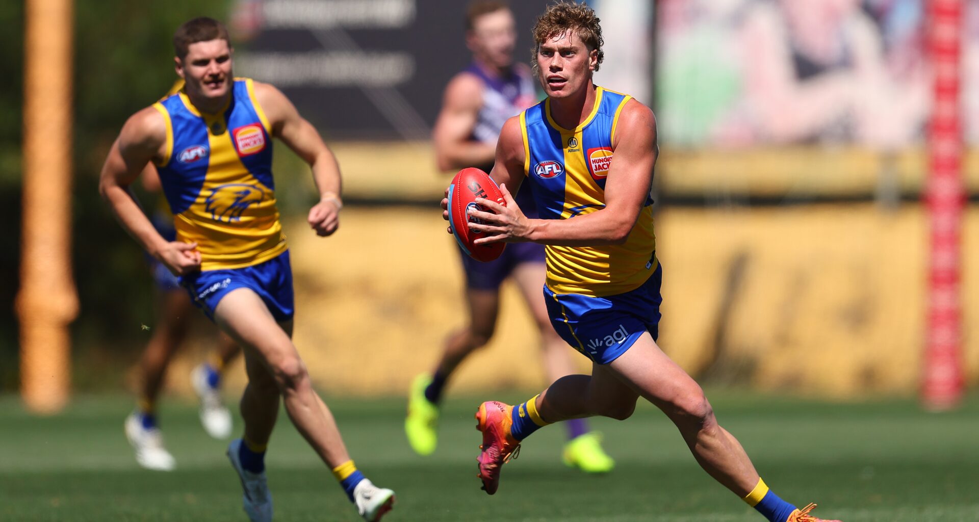 Eagles show promising signs in match sim