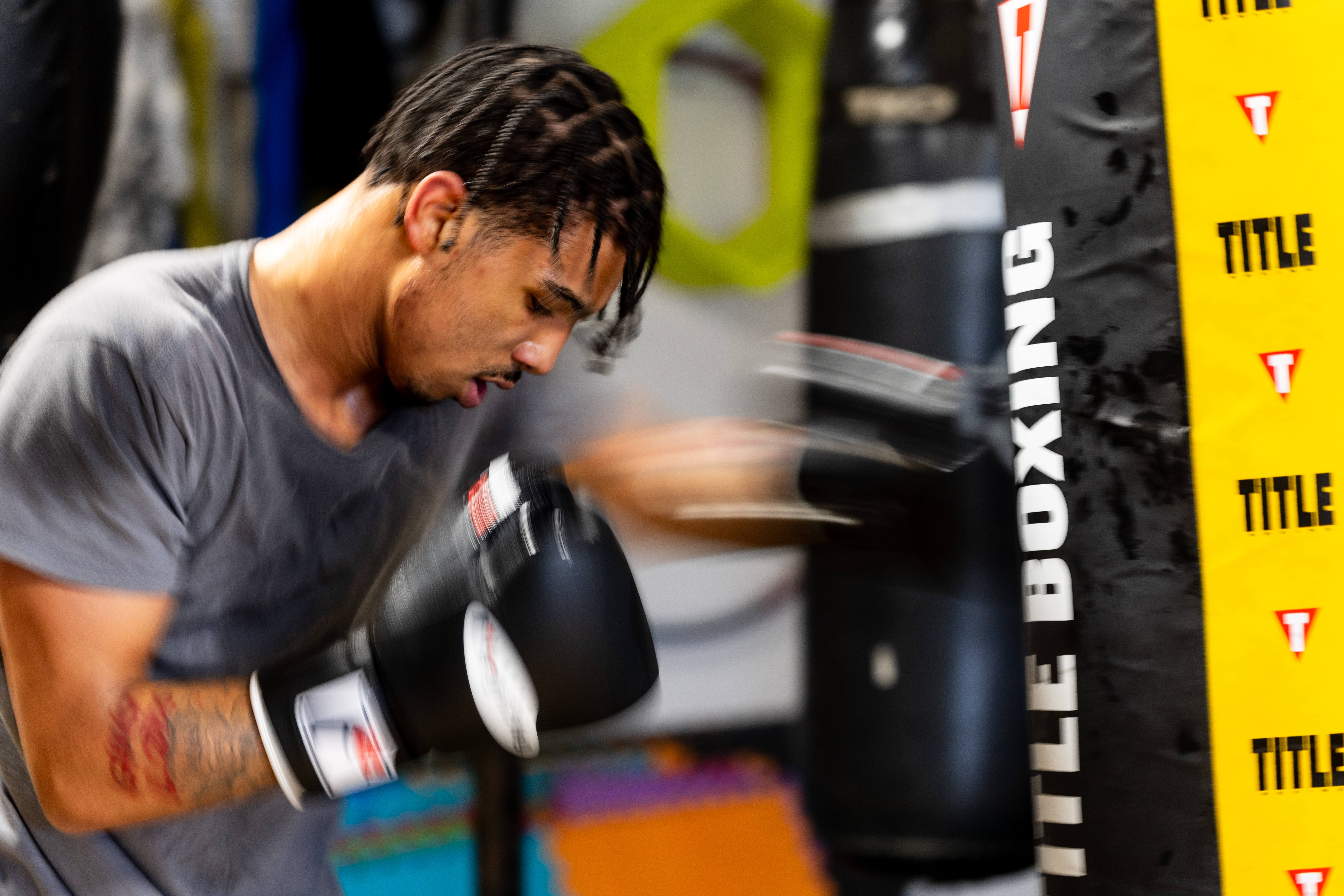 Evan Jackson, 19, of Kalamazoo, trains for the USA Boxing International Open at Kzoo Boxing on Tuesday, Feb. 3, 2026. , The Open, which is expected to draw elite amateur talent and emerging future stars to Colorado, is Jackson’s biggest challenge yet.