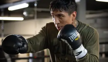 Mario Barrios in training camp for his fight against Ryan Garcia. Photo taken on February 16, 2026.