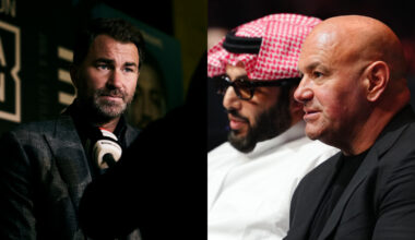 Matchroom's Eddie Hearn and Zuffa Boxing's Dana White