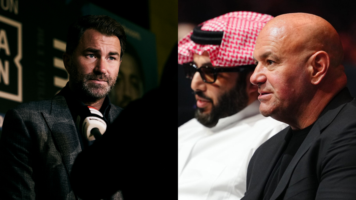 Matchroom's Eddie Hearn and Zuffa Boxing's Dana White