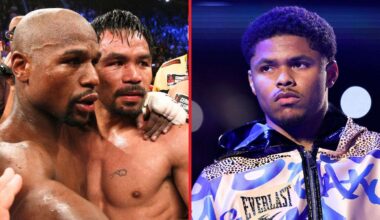 Shakur Stevenson picks a winner in Mayweather vs Pacquiao 2: “He cooks him”