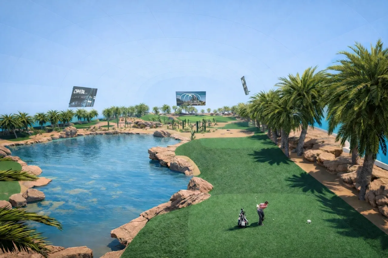 Indoor Golf Course, Megalodome Golf